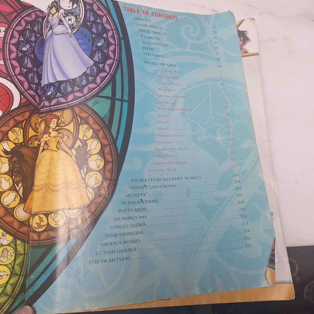 Kingdom Hearts Official Strategy Guide 2002 GUC